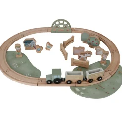 Little Dutch Circuit de train en bois Little Farm