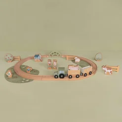 Little Dutch Circuit de train en bois Little Farm