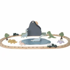 Discount Circuit voiture en bois Dino Petites Voitures, Véhicules Et Circuits