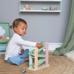 Outlet Circuit voiture en bois looping Teddy Petites Voitures, Véhicules Et Circuits