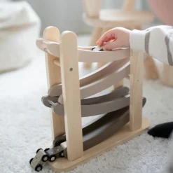 Jabadabado Circuit voiture en bois looping Nature