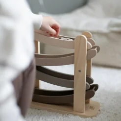 Jabadabado Circuit voiture en bois looping Nature