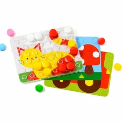 Best Clic'Educ premier jeu de pions Jouet À Encastrer