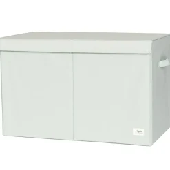 Outlet Coffre à jouets en tissu recyclé Uni vert Coffre À Jouets