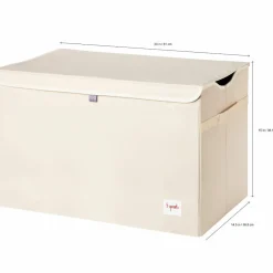 3 sprouts Coffre à jouets Loutre