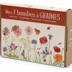 Clearance Coffret 7 bombes à graines Le jardin du Moulin Jeu De Jardinage
