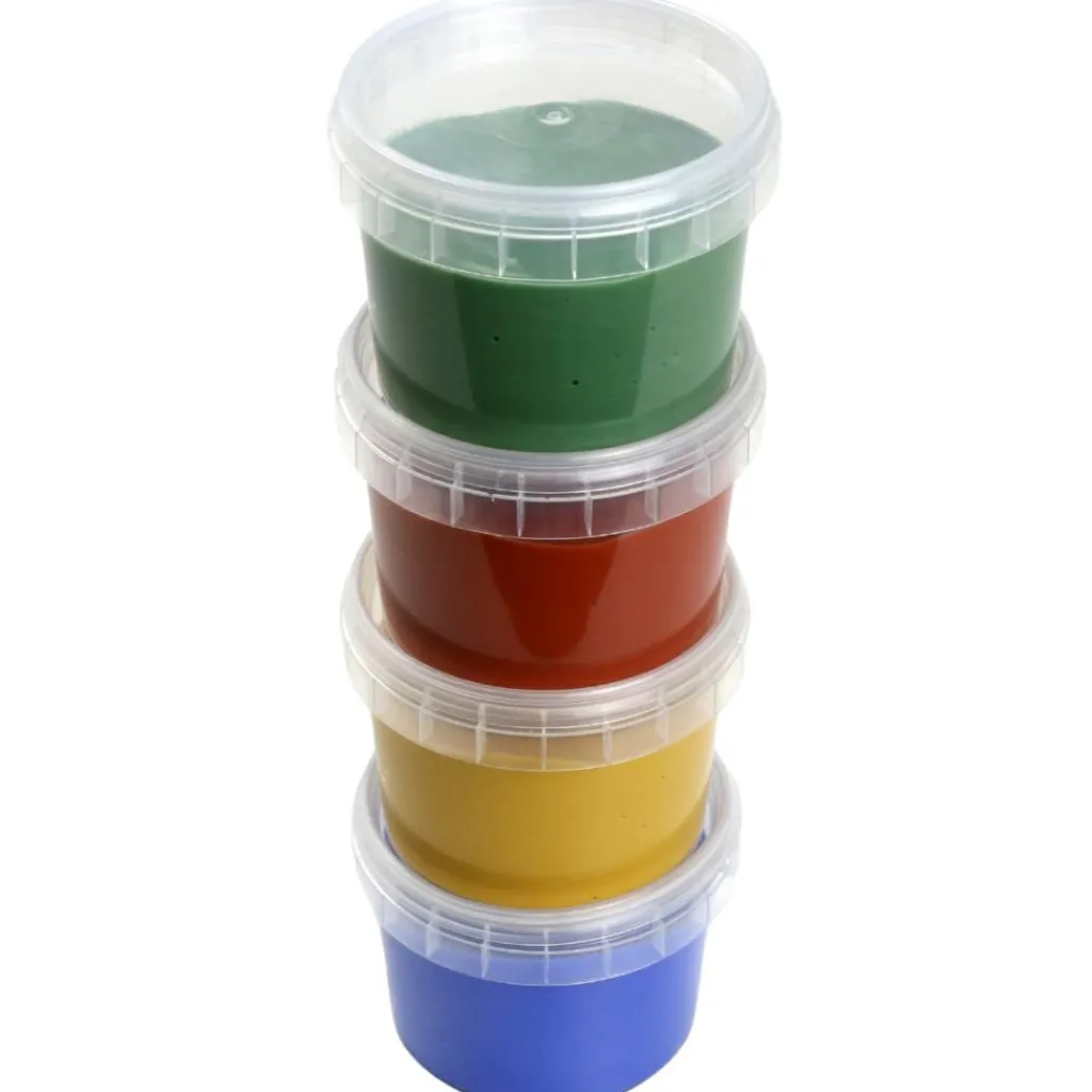 Neogrün Coffret Aki peinture aux doigts naturelle et vegan (assort. 4 pots)