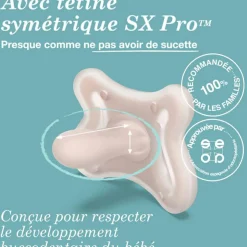 Suavinex Coffret biberon Zéro Zéro 180 ml + 1 sucette symétrique SX PRO - Reconditionné