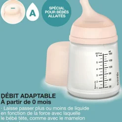 Clearance Coffret biberon Zéro Zéro 180 ml + 1 sucette symétrique SX PRO - Reconditionné Biberon