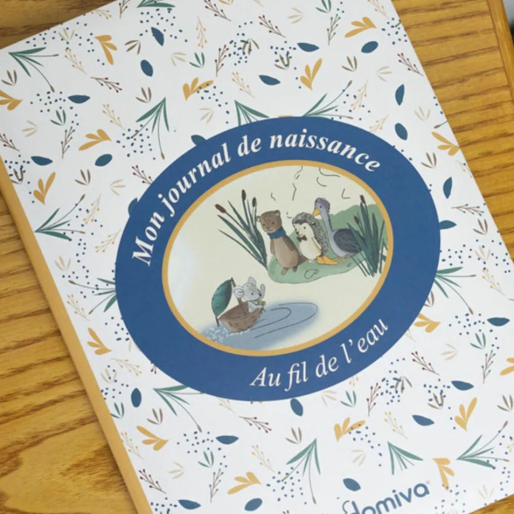 Discount Coffret boîte à trésors et journal de naissance Au fil de l'eau Coffret Souvenirs