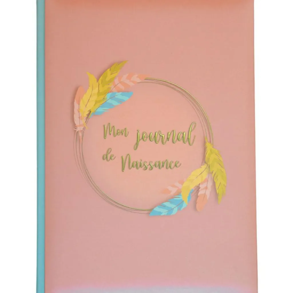 Domiva Coffret boîte à trésors et journal de naissance Happy