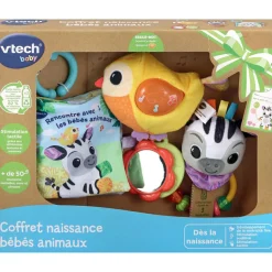 New Coffret cadeau jouets bébés animaux (3 pièces) Coffret Cadeau Naissance