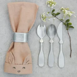 Elodie Details Coffret couverts Antique silver en inox (3 pièces)