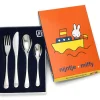 Hot Coffret couverts en acier Miffy véhicules personnalisable (4 pièces) Couverts