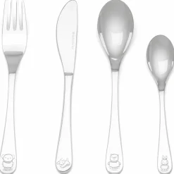 Zilverstad Coffret couverts enfant Miffy amis personnalisable (4 pièces)