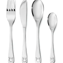 Online Coffret couverts Ours avec coeur personnalisable (4 pièces) Couverts