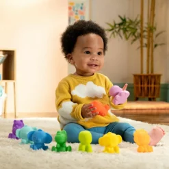 Bright Starts Coffret Cube et animaux (18 pièces)