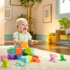 Bright Starts Coffret Cube et animaux (18 pièces)