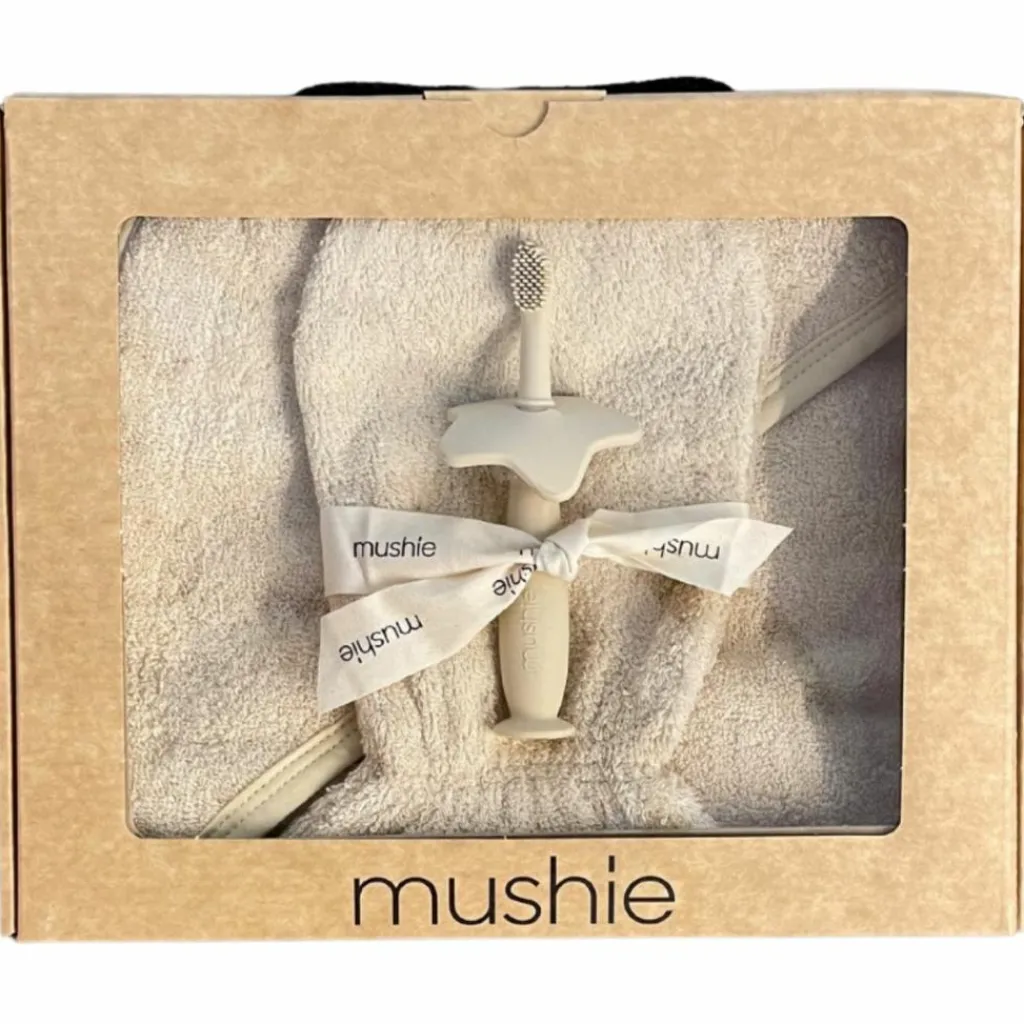 Mushie Coffret de bain Fog (3 pièces)
