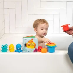 Baby Einstein Coffret de bain Opus et ses amis (7 pièces)