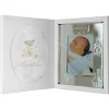 Clearance Coffret de naissance cadre + lange rose (personnalisable) Coffret Cadeau Naissance