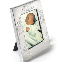 Clearance Coffret de naissance cadre + lange rose (personnalisable) Coffret Cadeau Naissance