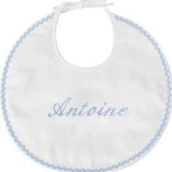 Sale Coffret de naissance cadre + bavoir bleu (personnalisable) Coffret Cadeau Naissance