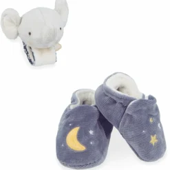 Online Coffret de naissance chaussons et bracelet sonore Eléphant Coffret Cadeau Naissance
