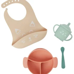 Babymoov Coffret de repas Learn'Isy renard (4 pièces)