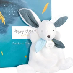 Doudou et Compagnie Coffret doudou Lapin Happy Pop