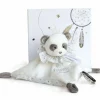 Doudou et Compagnie Coffret doudou plat Panda Attrape-rêves
