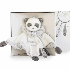 Doudou et Compagnie Coffret doudou plat Panda Attrape-rêves