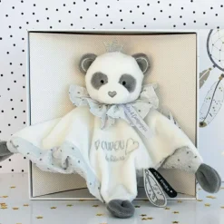 Doudou et Compagnie Coffret doudou plat Panda Attrape-rêves