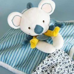 Discount Coffret doudou plat Yoca le koala (25 cm) Doudou Plat