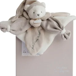 Clearance Coffret doudou pétale J'aime mon doudou ours beige (24 cm) Doudou Plat