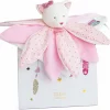 Doudou et Compagnie Coffret doudou pétales Chat Attrape-rêves