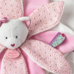 Doudou et Compagnie Coffret doudou pétales Chat Attrape-rêves