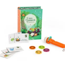Moulin Roty Coffret lampe à histoires Dans la Jungle