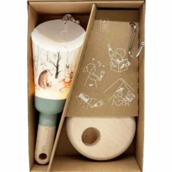 Maison Polochon Coffret lampe nomade 5 en 1 Forêt enchantée-Sauge