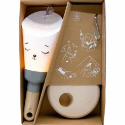 Maison Polochon Coffret lampe nomade 5 en 1 Pipouette fait dodo-Taupe cendré