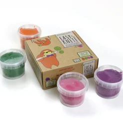 Coffret Loki pâte à modeler naturelle et vegan (assort. 4 pots) Pâte À Modeler Et Accessoires