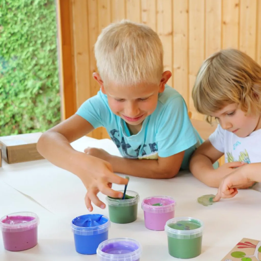 Neogrün Coffret Luka peinture aux doigts naturelle et vegan (assort. 4 pots)