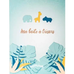 Domiva Coffret ma boîte à trésors et son journal de naissance Zanimo