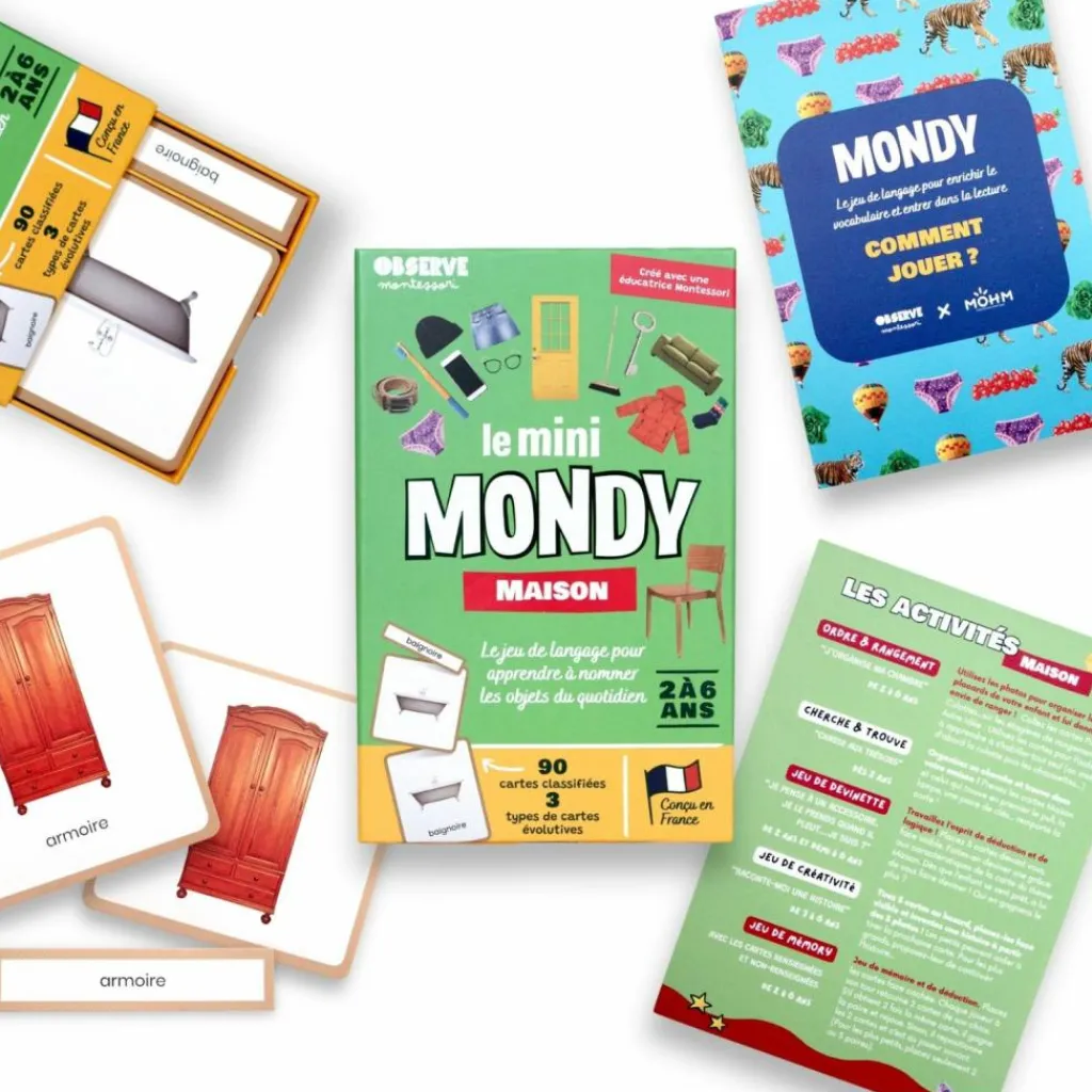 Observe Édition Coffret Mini Mondy (jeu de langage autour de la maison)