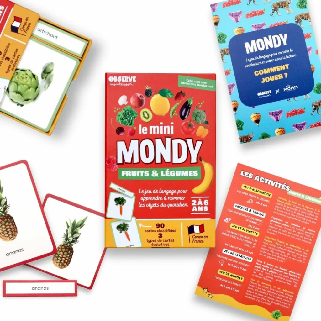 Online Coffret Mini Mondy (jeu de langage autour des fruits et légumes) Apprentissage Du Temps Et Quotidien
