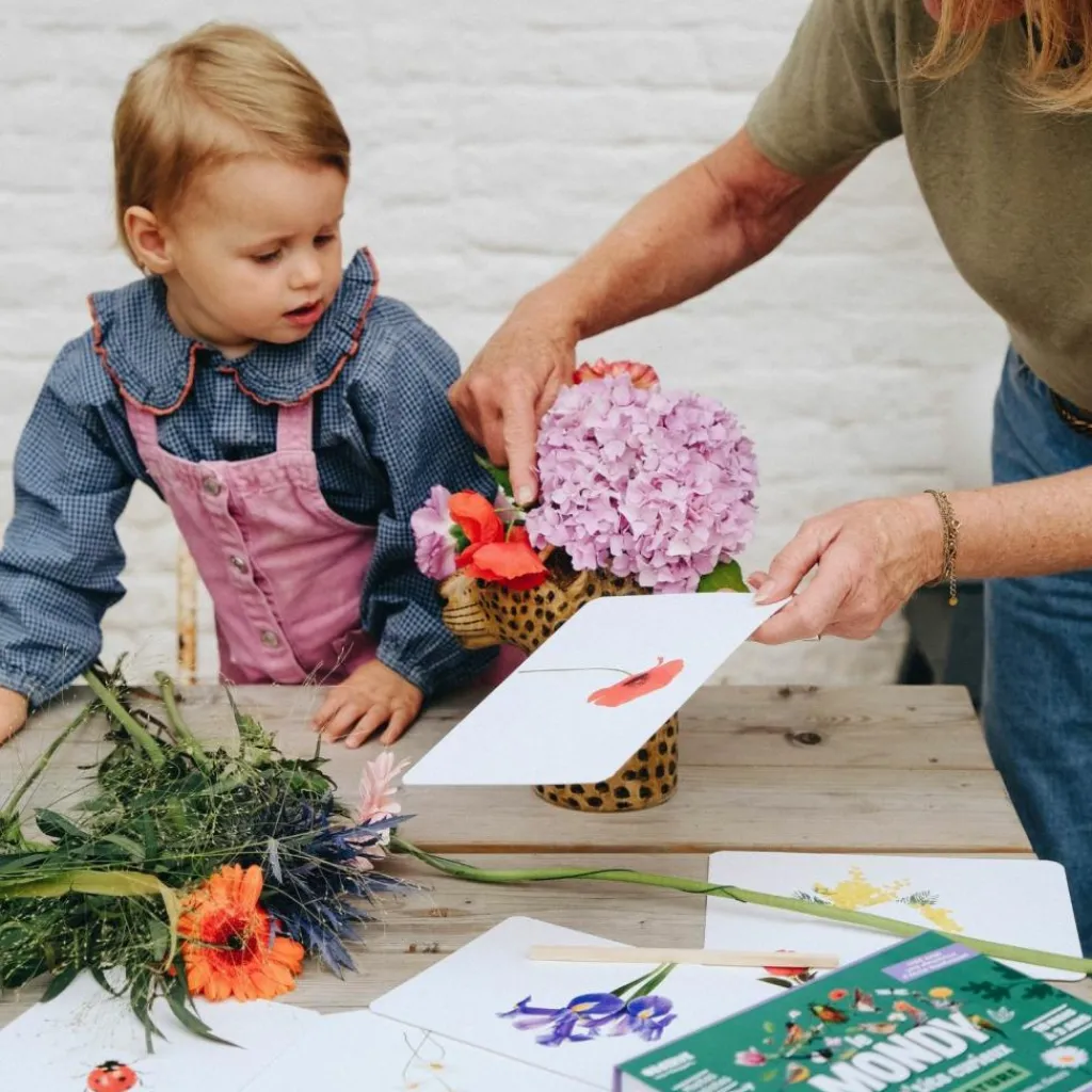 Clearance Coffret Mondy des Curieux (45 cartes de langage bilingues sur le thème de la nature) Apprentissage Du Temps Et Quotidien