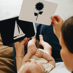 Online Coffret Mondy des P'tits Artistes (20 cartes constratées en noir & blanc) Apprentissage Du Temps Et Quotidien