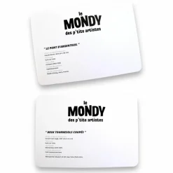 Online Coffret Mondy des P'tits Artistes (20 cartes constratées en noir & blanc) Apprentissage Du Temps Et Quotidien