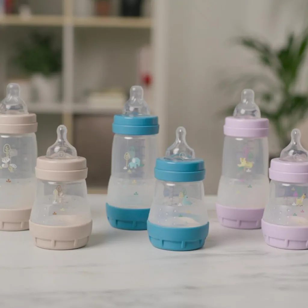 Discount Coffret Naissance Sable (2 biberons+1 sucette+1 tétine débit 1) Biberon