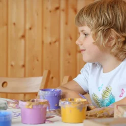 Clearance Coffret Nori 2 pots noir + blanc peinture aux doigts naturelle et vegan Dessin Et Peinture